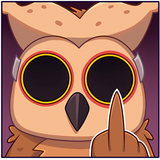 VK Sticker Owl #34