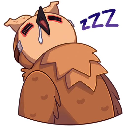VK Sticker Owl #48