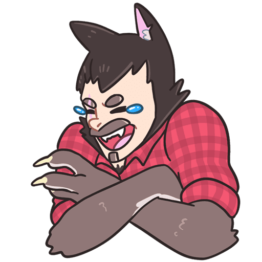 VK Sticker Alexander the Werewolf #30