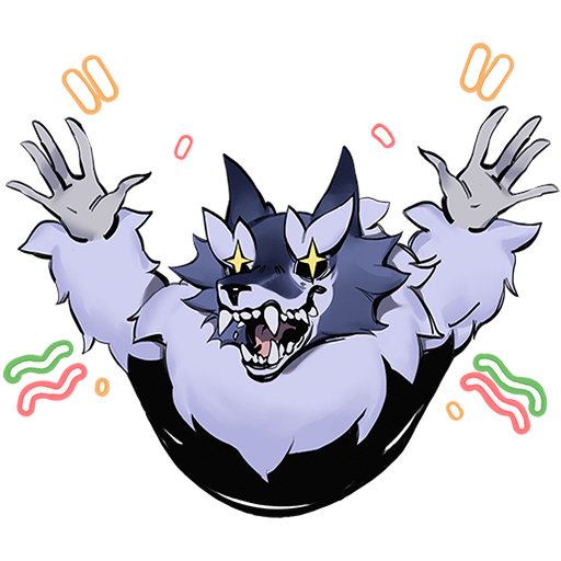 VK Sticker Wolf #2