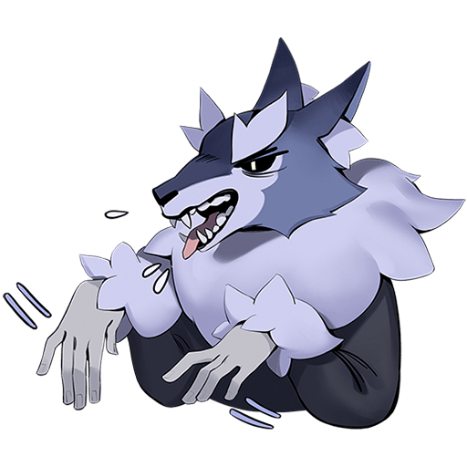 VK Sticker Wolf #29