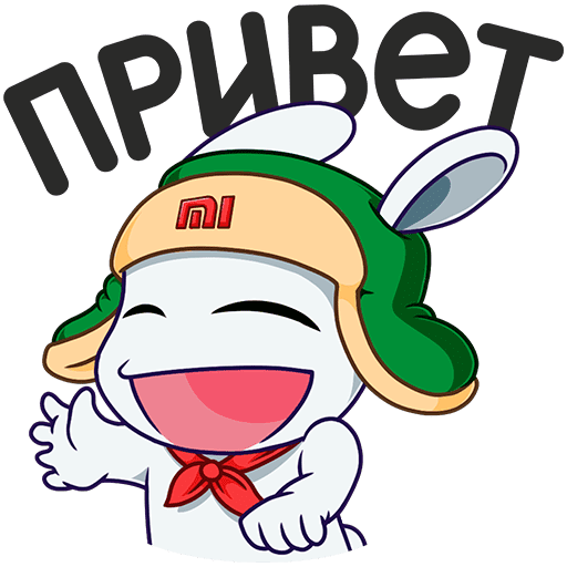 VK Mi Bunny stickers