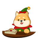 Santa's Helper Akio VK sticker #31