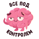 Brain VK sticker #15