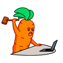Carrot VK sticker #5