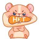Cookie the Hamster VK sticker #7