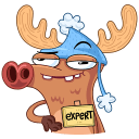 Deer VK sticker #6