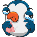 Стикер ВК Пингвин Изи #18