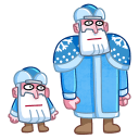 Father Frost and Santa VK sticker #21