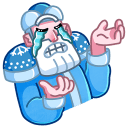 Father Frost and Santa VK sticker #31