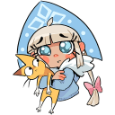 Father Frost and Snow Maiden VK sticker #23