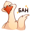 Fedik the Goose VK sticker #29