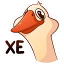 Fedik the Goose VK sticker #30