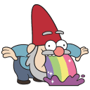 Gnomes from Gravity Falls VK sticker #6