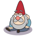 Gnomes from Gravity Falls VK sticker #19