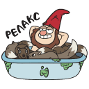 Gnomes from Gravity Falls VK sticker #21