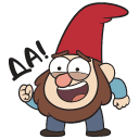 Gnomes from Gravity Falls VK sticker #22