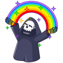 Grim Reaper VK sticker #11