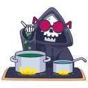 Grim Reaper VK sticker #32