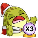 Holiday Ms. Toad VK sticker #40