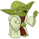 Holiday Yoda VK sticker #11