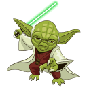 Holiday Yoda VK sticker #12