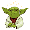 Holiday Yoda VK sticker #29