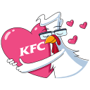 Стикер ВК KFC #6