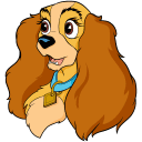 Lady and the Tramp VK sticker #22