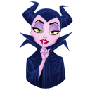 Maleficent VK sticker #3