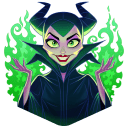 Maleficent VK sticker #9