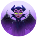 Maleficent VK sticker #12