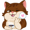 Merchant’s Cat VK sticker #3