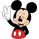 Mickey Mouse VK sticker #3