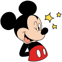 Mickey Mouse VK sticker #8