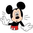 Mickey Mouse VK sticker #18