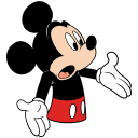 Mickey Mouse VK sticker #23