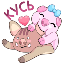 Mr. and Mrs. Pig VK sticker #26