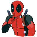 New Year with Deadpool VK sticker #31