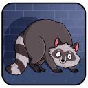 Pilfy the Raccoon VK sticker #22