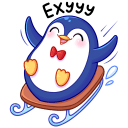 Pinnie the Penguin VK sticker #8