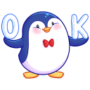 Pinnie the Penguin VK sticker #14