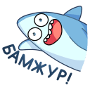 Sharky VK sticker #1