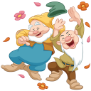 Snow white and the dwarves VK sticker #25