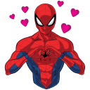 VK Spider-Man stickers styles