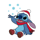 Holidays with Stitch VK sticker #7