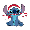 Holidays with Stitch VK sticker #10
