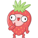 Strawberry VK sticker #3