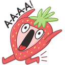 Strawberry VK sticker #5