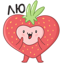 Strawberry VK sticker #6